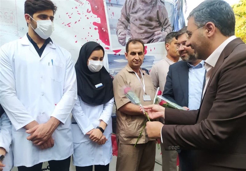 گرامیداشت شهدای بمباران بیمارستان غزه در شهرری + تصاویر 