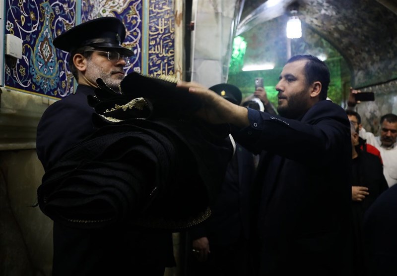 آیین سیاه پوشان حرم مطهر حضرت معصومه (س)