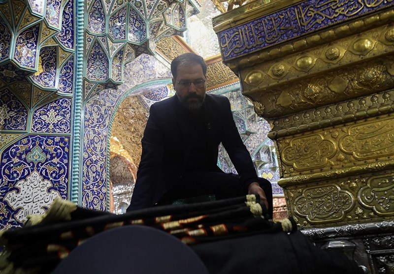 آیین سیاه پوشان حرم مطهر حضرت معصومه (س)