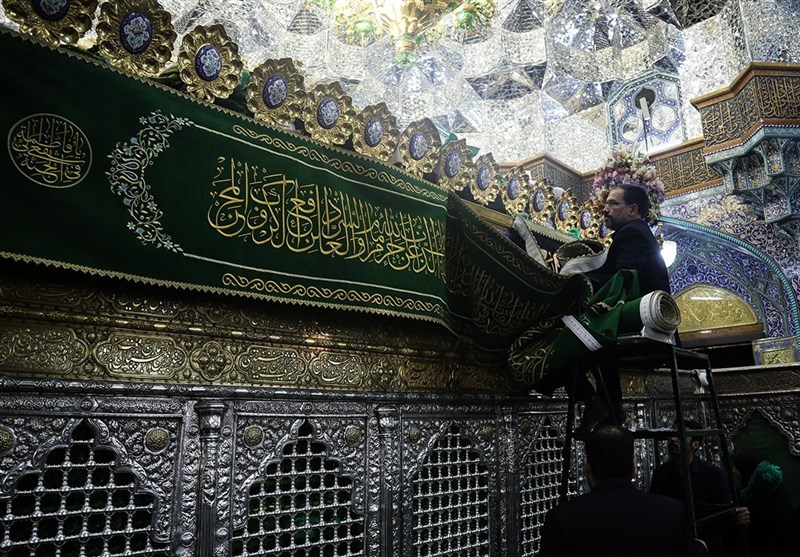 آیین سیاه پوشان حرم مطهر حضرت معصومه (س)