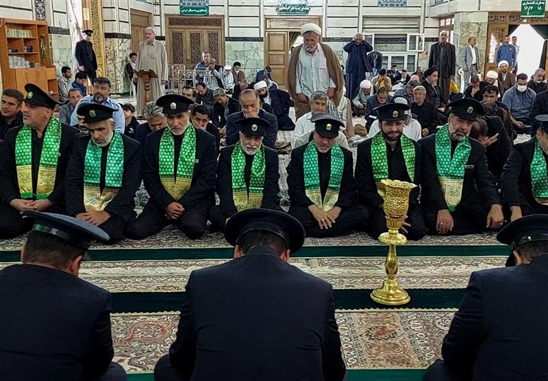 آیین سیاه پوشان حرم مطهر حضرت معصومه (س)