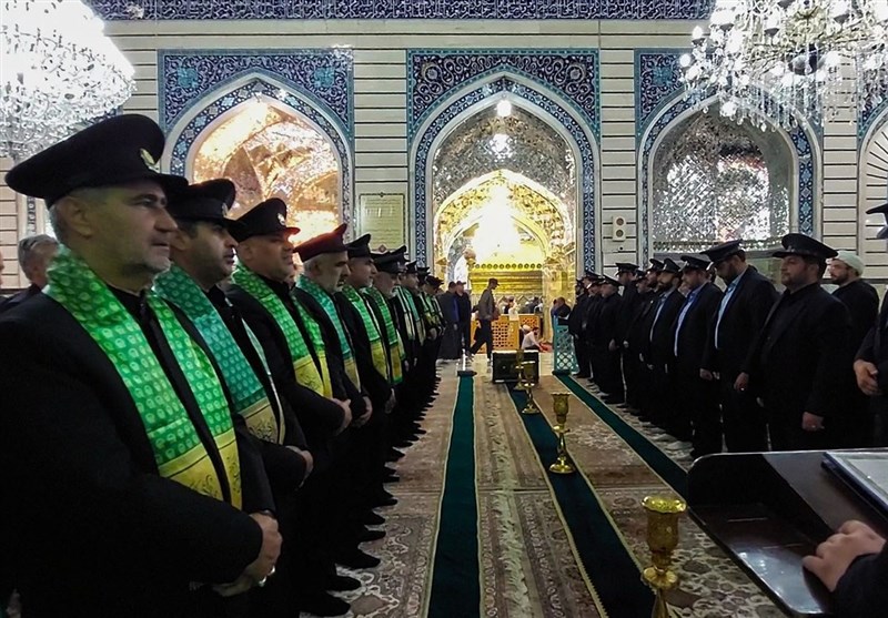 آیین سیاه پوشان حرم مطهر حضرت معصومه (س)