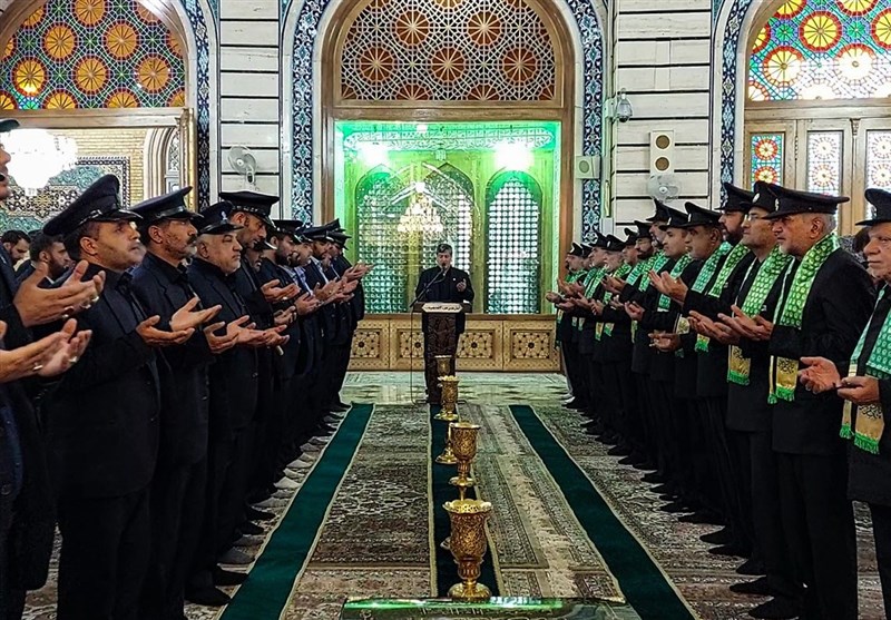 آیین سیاه پوشان حرم مطهر حضرت معصومه (س)