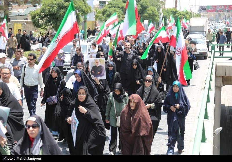 تجمع مردم اصفهان درمحکومیت جنایت رژیم صهیونسیتی+فیلم و تصویر