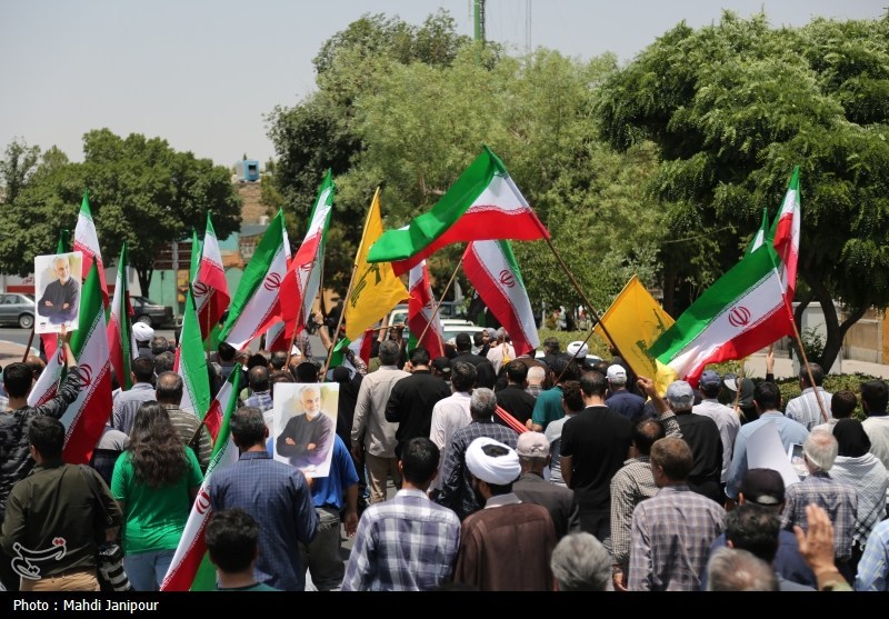 تجمع مردم اصفهان درمحکومیت جنایت رژیم صهیونسیتی+فیلم و تصویر