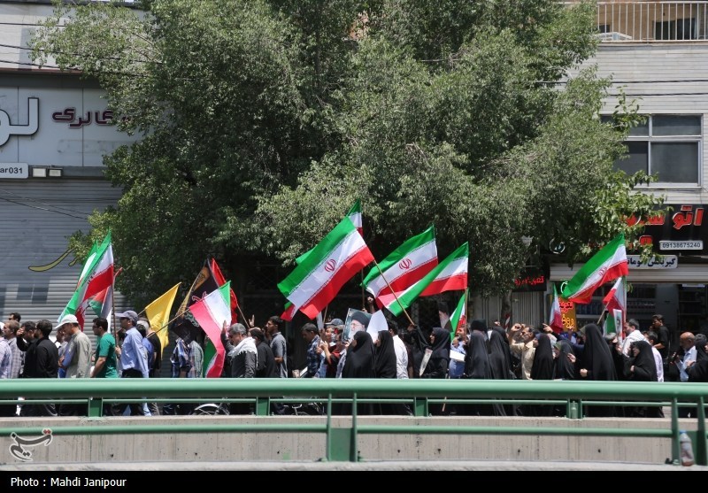 تجمع مردم اصفهان درمحکومیت جنایت رژیم صهیونسیتی+فیلم و تصویر