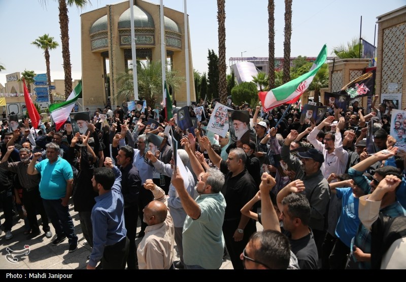 تجمع مردم اصفهان درمحکومیت جنایت رژیم صهیونسیتی+فیلم و تصویر