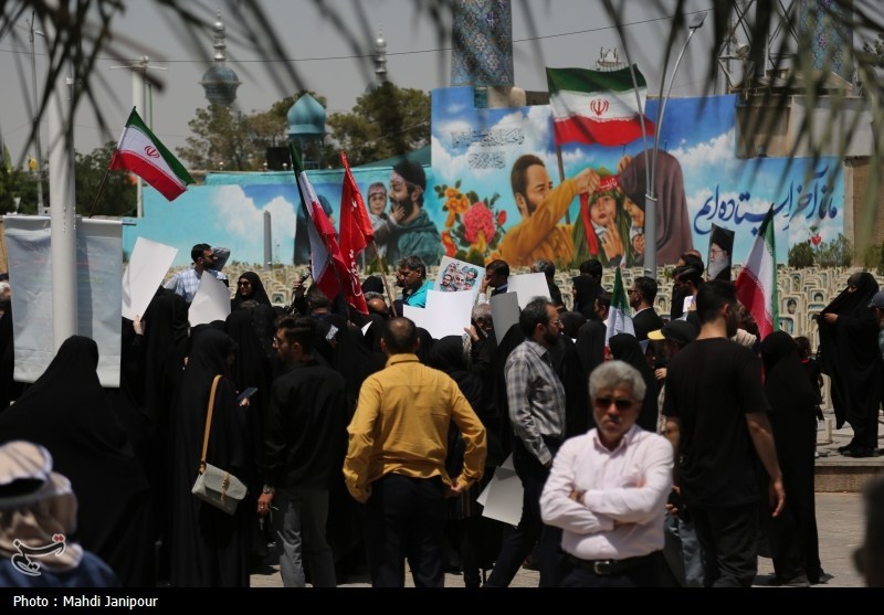 تجمع مردم اصفهان درمحکومیت جنایت رژیم صهیونسیتی+فیلم و تصویر