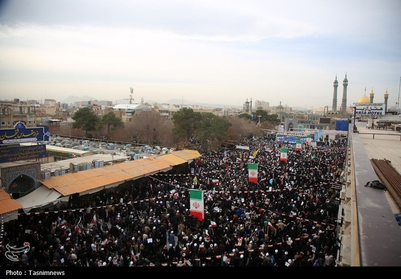 راهپیمایی 22 بهمن , دهه فجر انقلاب اسلامی , اخبار استان قم ,