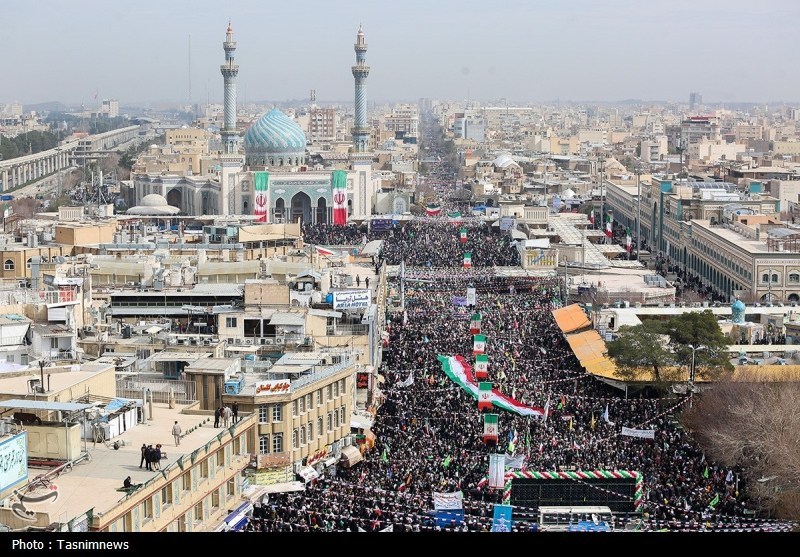 راهپیمایی 22 بهمن , دهه فجر انقلاب اسلامی , اخبار استان قم ,