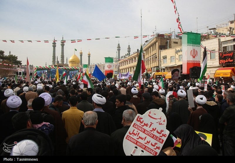 راهپیمایی 22 بهمن , دهه فجر انقلاب اسلامی , اخبار استان قم ,