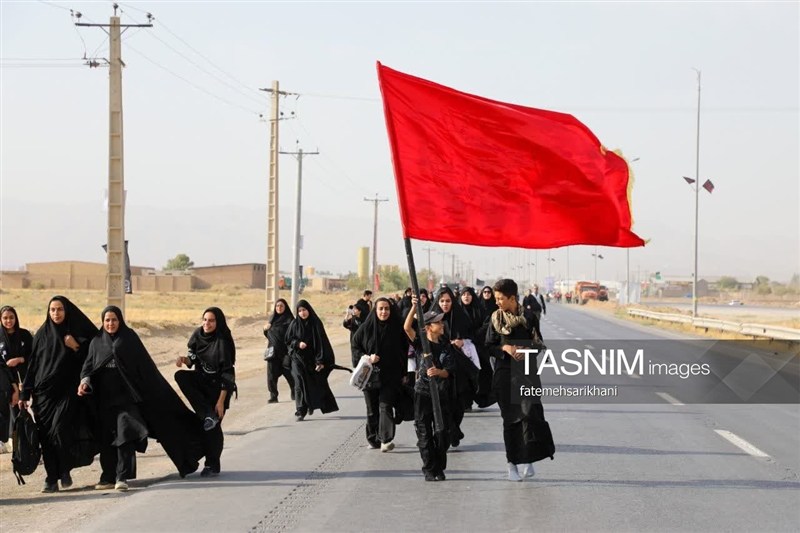 پیاده روی اربعین , اخبار اراک , اربعین 1405 ,