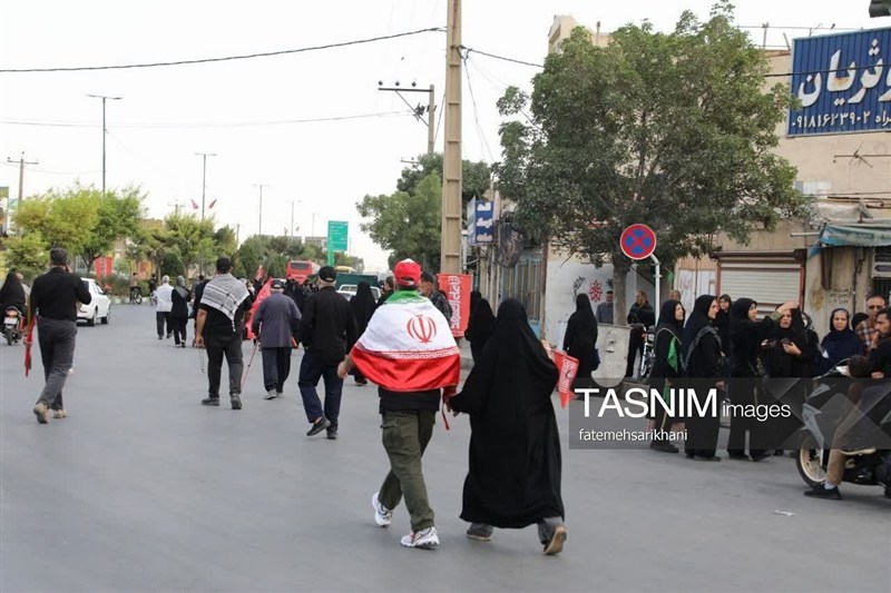 پیاده روی اربعین , اخبار اراک , اربعین 1405 ,