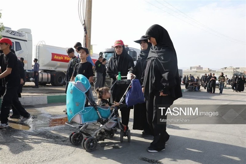 پیاده روی اربعین , اخبار اراک , اربعین 1405 ,
