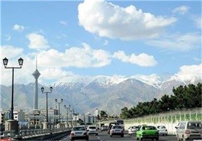 کیفیت هوای تهران با شاخص 61 در وضعیت قابل‌قبول