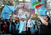 تجمع هواداران نامزدهای انتخابات ریاست جمهوری 