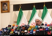  نشست خبری حجت الاسلام حسن روحانی رئیس جمهور منتخب