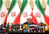  نشست خبری حجت الاسلام حسن روحانی رئیس جمهور منتخب
