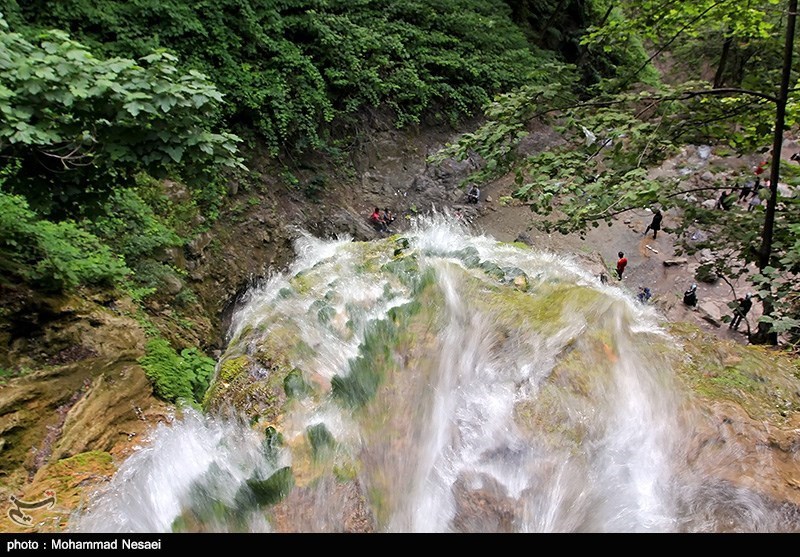 آبشار کبود چال در استان گلستان