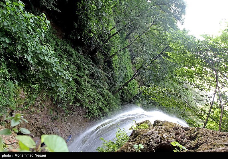 آبشار کبود چال در استان گلستان