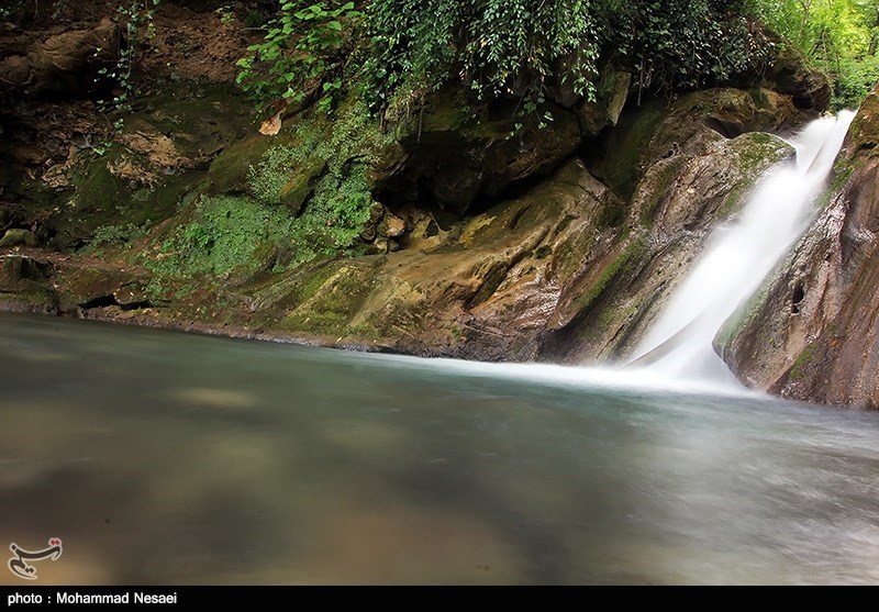 آبشار کبود چال در استان گلستان