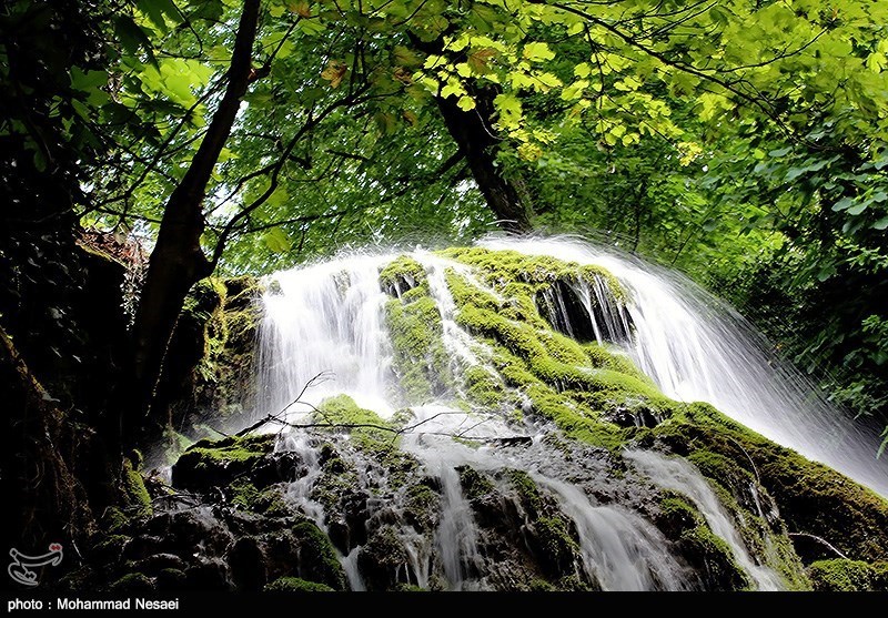 آبشار کبود چال در استان گلستان