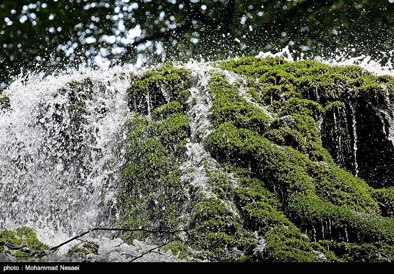 آبشار کبود چال در استان گلستان