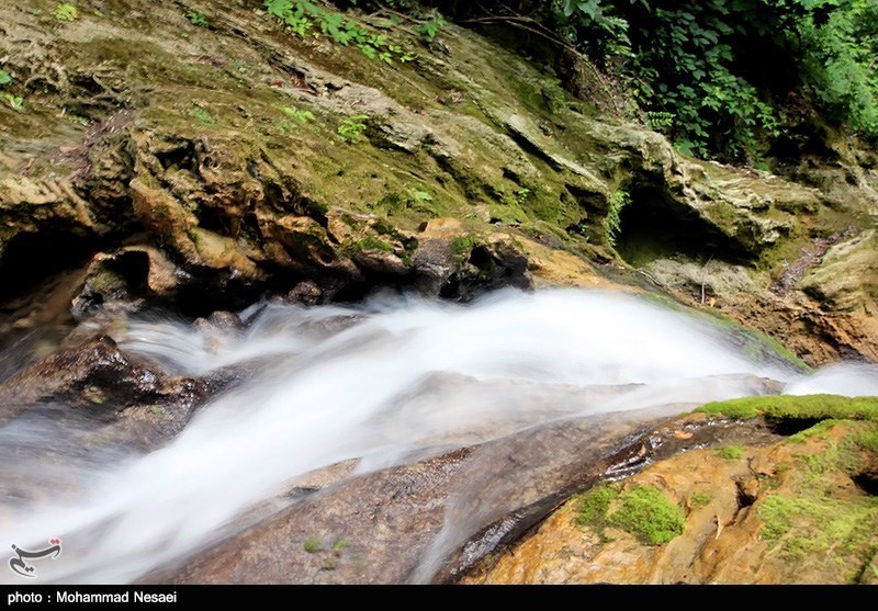 آبشار کبود چال در استان گلستان