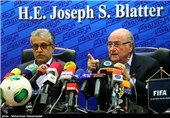 نشست خبری سپ بلاتر رئیس فیفا 