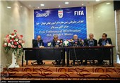 نشست خبری سپ بلاتر رئیس فیفا 