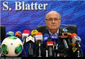 نشست خبری سپ بلاتر رئیس فیفا 