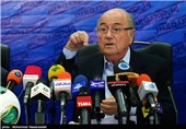 نشست خبری سپ بلاتر رئیس فیفا 