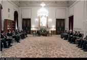 دیدار رئیس مجلس لبنان با آیت الله هاشمی رفسنجانی