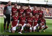 دیدار تیمهای پیشکسوتان پرسپولیس و میلان