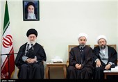 دیدار رئیس و اعضای شورای عالی انقلاب فرهنگی با مقام معظم رهبری