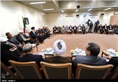 دیدار رئیس و اعضای شورای عالی انقلاب فرهنگی با مقام معظم رهبری