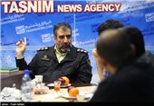 حضور عباسعلی محمدیان رئیس پلیس آگاهی تهران در خبرگزاری تسنیم