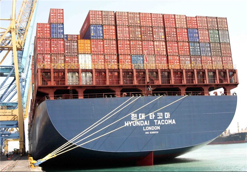 بندر شهید رجایی خط کانتینر