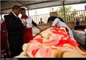 انتقال مجروحین زلزله بستک