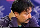 پیمان قاسم خانی نویسنده و بازیگر در نشست خبری فیلم سینمایی زندگی مشترک آقای محمودی و بانو