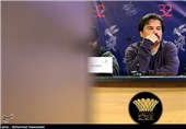 پیمان قاسم خانی نویسنده و بازیگر در نشست خبری فیلم سینمایی زندگی مشترک آقای محمودی و بانو