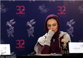یکتا ناصر در نشست خبری فیلم سینمایی زندگی جای دیگری است