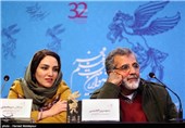 بهروز افخمی کارگردان و همسرش مرجان شیرمحمدی بازیگر و طراح صحنه و لباس فیلم سینمایی آذر،شهدخت،پرویز و دیگران 