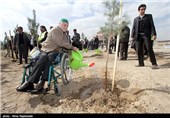 آیین روز درختکاری در مشهد 