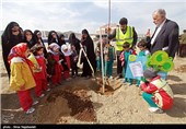 آیین روز درختکاری در مشهد 