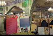 زیارتنامه و تصاویر شهدای حزب الله در بارگاه مطهر سیده خوله دختر امام حسین(ع) در بعلبک