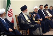دیدار رئیس جمهور و اعضای هیئت دولت با مقام معظم رهبری