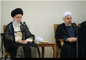 دیدار رئیس جمهور و اعضای هیئت دولت با مقام معظم رهبری