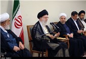دیدار رئیس جمهور و اعضای هیئت دولت با مقام معظم رهبری