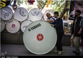 بازار فروش طبل و سنج برای محرم